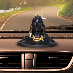 Rare Planet Lord Shiva Idol for Car Dashboard Decorative Showpiece  -  4 cm