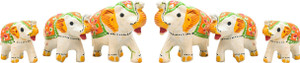 NIRMAL HANDI CRAFT Handmade Elephant Showpiece Figurine for Living Room Home Décor Decorative Showpiece  -  15 cm