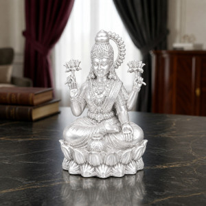 Jaipur Metals Lakshmi Idol Decorative Showpiece  -  3.5 cm