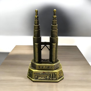 canv Twin Tower1 डेकोरेटिव शोपीस  -  10 cm