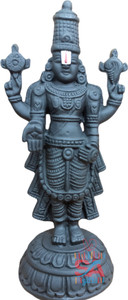 S A Gifts Balaji murti for car/tirupati Balaji murti/Balaji Statue for Pooja Room Decorative Showpiece  -  20 cm