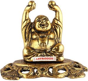 Astrodidi Feng Shui Vastu Laughing Buddha Statue for Luck and Money Decorative Showpiece  -  7.25 cm