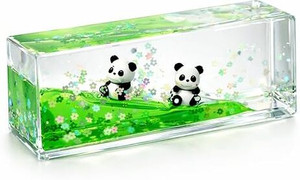 MSVTRADESS Panda Liquid Paperweight 5cm Green - Image 6