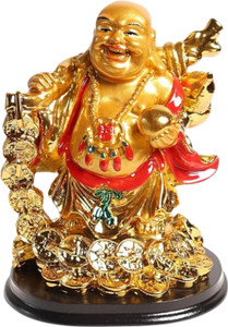 The Spiritual Living Laughing Buddha |7.5 Inch Laughing Buddha Statue for Money |Vastu Feng Shui Item Decorative Showpiece  -  19.1 cm