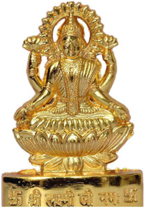 BUY N RELAX Maa Laxmi ji/laxmimata murti/idol for home/temple 11cm Decorative Showpiece  -  11 cm