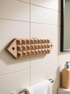 Plus Value Vastu Copper Pyramid Strip for Toilet Defects or Division Decorative Showpiece  -  10 cm