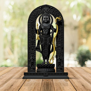 BLADESMITH 3D Ram Lalla Murti Idol Showpiece for Home 6INCH Decorative Showpiece  -  8.9 cm