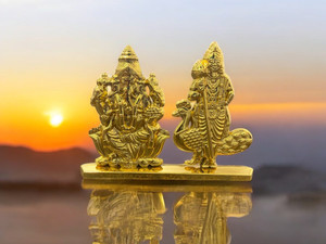 ASTRAMART God Murugan with Ganesh idol for pooja room , office table etc Decorative Showpiece  -  6 cm