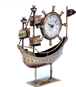 Vintage Sailor Ship Clock डेकोरेटिव शोपीस  -  25 cm