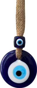 GJ Evil Eye Hanging for Home & Office – Nazar Battu Wall Decor Decorative Showpiece  -  24 cm