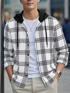 EyeBogler Men Solid Casual White Shirt - Image 4