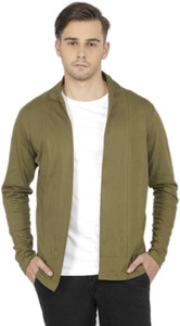 Trendolo Solid Round Neck Casual Men Green Sweater