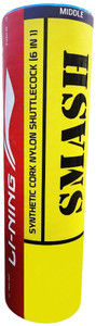 LI-NING Smash Nylon Shuttle  - Yellow