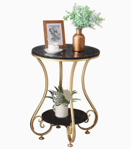 Unique Arts Shoppee Unique Arts "Metallic Serenity: Enhance Your Bedroom with a Stylish Metal Side Table