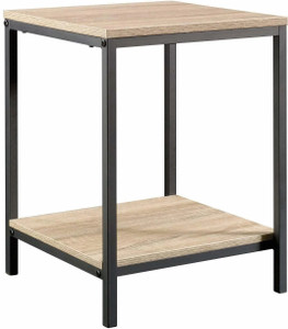 PRITI End Table : Side Table, Charter Oak Finish Engineered Wood End Table