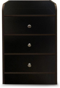 KAWACHI Sofa Side Tables Cabinet with 3 Drawers for Home, Bedroom, Living Room Engineered Wood Bedside Table