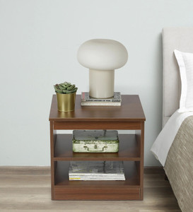 Mintwud from Pepperfry Nara Wooden Bedside Table/Wooden Side Table For Bed Room Engineered Wood Bedside Table
