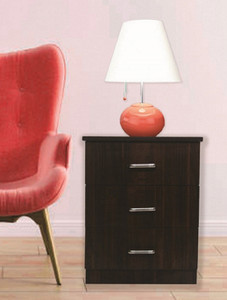 RSPOL 3-DRAWER Engineered Wood Bedside Table