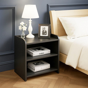 DEION side table for bedroom with storage Engineered Wood Side Table