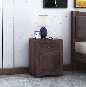Ganpati Arts Sheesham Wood Trace Bedside Table For Bedroom/Wooden End/Nightstand Lamp Table Solid Wood Side Table
