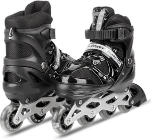 THESHOPY Running Shoe Skatings Shoes For kids Skatings In-line Skates - Size  Adjustable All Pure PU Wheels It Has Aluminum-Alloy Which is Strong Wheels UK