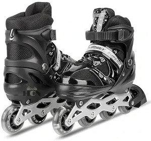 viel spiel High quality in-line have different size with PU LED wheel Shoe Skates - Size 6-9 UK