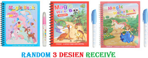 ibox Magic Water Drawing Book, Reusable Coloring Book Drawing Board Toys For Kids Sketch Pad
