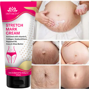 INTIMIFY Anti Stretch Mark Cream, Reduce Pregnancy Stretch Marks & Scars For Women