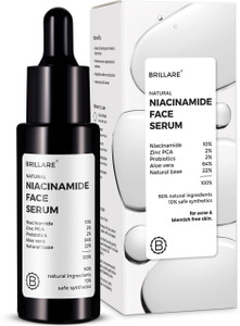 BRILLARE 10% Niacinamide Face Serum for Oily & Acne Prone Skin | Reduces Open Pores
