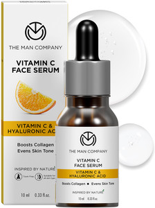 THE MAN COMPANY Vitamin C Face serum with 40% Hyaluronic Acid for Brightening and Anti Aging
