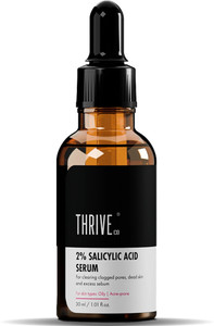 ThriveCo 2% Salicylic Acid Serum for Acne Control, Clogged Pores, Dead Skin, Excess Sebum