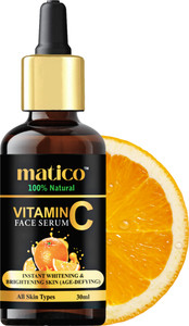 matico Professional Vitamin C Face Serum - Skin Brightening, Anti-Aging, Daily Glow Face Serum