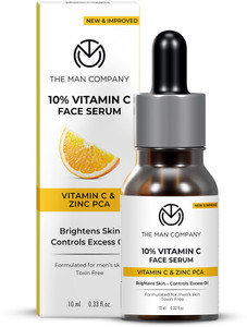 THE MAN COMPANY Vitamin C Face serum with 40% Hyaluronic Acid for Brightening and Anti Aging