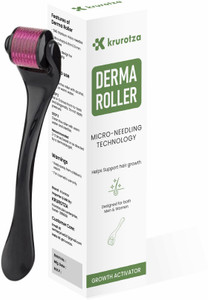 krurotza hair growth activator derma roller for hair growth 0.5 mm with 540 titanium needles