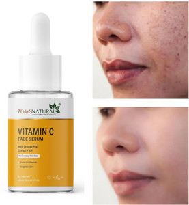 7days natural Vitamin C Face Serum - Skin Brightening Reduce dark spot, Pigmentation, Blemishes Removal serum