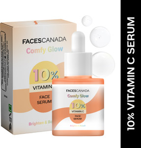 FACES CANADA Comfy Glow 10% Vitamin C Face Serum | Brightens Complexion | Dark Spot Reduction