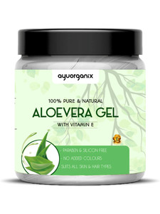 AYUORGANIX Pure Aelovera Gel With Vitamine E