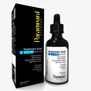 Parampara Ayurved 1.5% Hyaluronic Acid Face Serum Skin Hydration with Glowing & Radiant Soft Skin