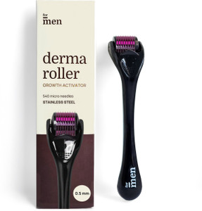 Formen Derma Roller for Hair & Beard Growth 0.5mm | 540 Stainless Steel Needles for Hair Regrowth