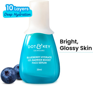 Dot & Key Bluberry Hydrate 12% Barrier Boost Face Serum, improves damaged skin barrier