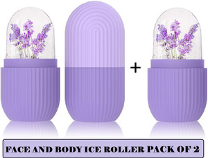 JM SELLER Ice Roller For Face , Neck and Body | For Puffy Eyes, Acne , Pimple (2 Pics)