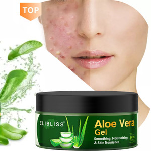 ELIBLISS 100% Pure Aloe Vera Gel for glowing Face, Skin & Hair