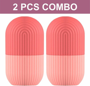 ARZAQ 2 Pcs facial ice roller reusable | ice massage roller | ice cube roller