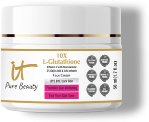 IT Pure Beauty 10x L-Glutathione Face Cream For Skin Firming And Whitening Price in India - Buy IT Pure Beauty 10x L-Glutathione Face Cream For Skin Firming And Whitening online at Flipkart.com IT Pure Beauty 10x L-Glutathione Face Cream For Skin Firming And Whitening Price in India - Buy IT Pure Beauty 10x L-Glutathione Face Cream For Skin Firming And Whitening online at Flipkart.com