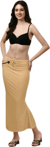 Chandan Tex Fab Solid Women Flared Beige Skirt