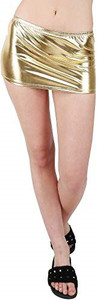 PS COLLECTION Solid Women Regular Black Skirt