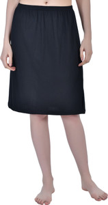 Aimly Solid Women Regular Black Skirt