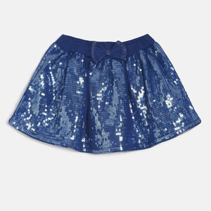 MINI KLUB Embellished Girls A-line Blue Skirt