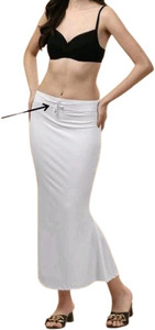 Chandan Tex Fab Solid Women Flared White Skirt