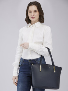 Caprese Blue Sling Bag Viola Sling Bag | Handbag for Women | Navy (Medium)
